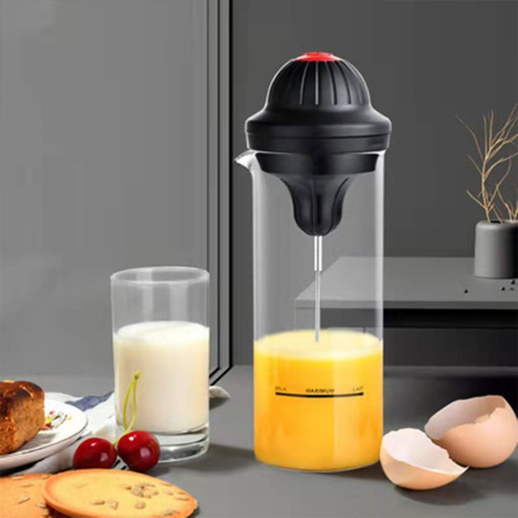 Mousseur à lait électrique Efficace pour les liquides chauds et froids. - الصورة 6