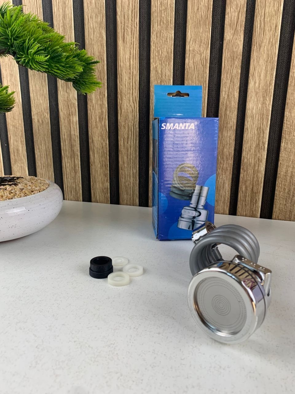 Pulvérisateur d’évier de cuisine à économie d’eau avec tuyau extensible – مرش مياه قابل للتمدد - الصورة 4