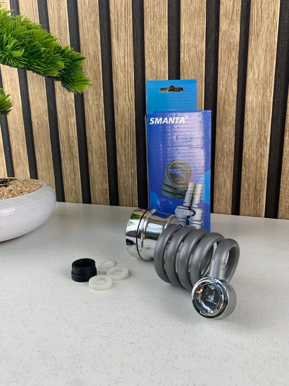 Pulvérisateur d’évier de cuisine à économie d’eau avec tuyau extensible – مرش مياه قابل للتمدد - الصورة 2