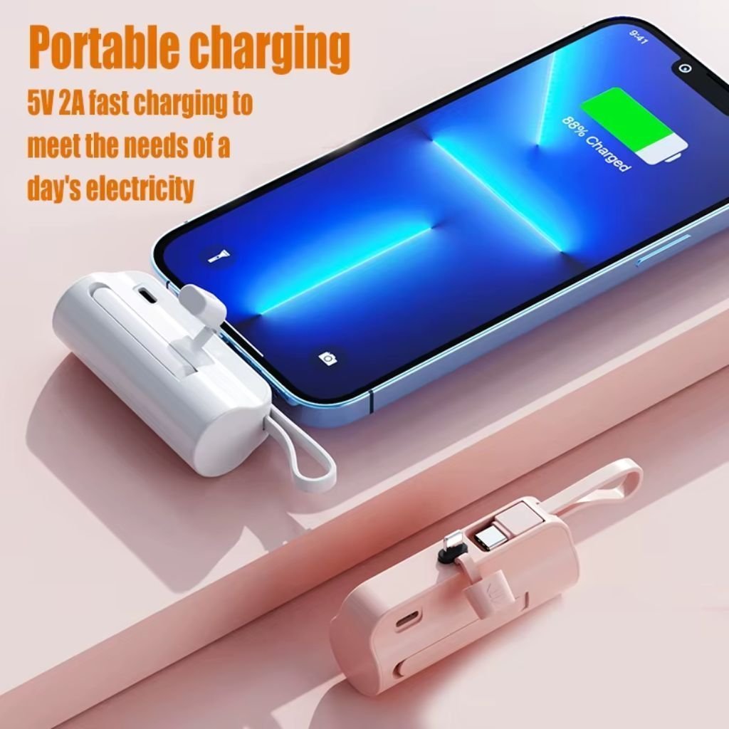 PowerBank 5000mAh et Support Telephone 2en1 – باور بانك - الصورة 6