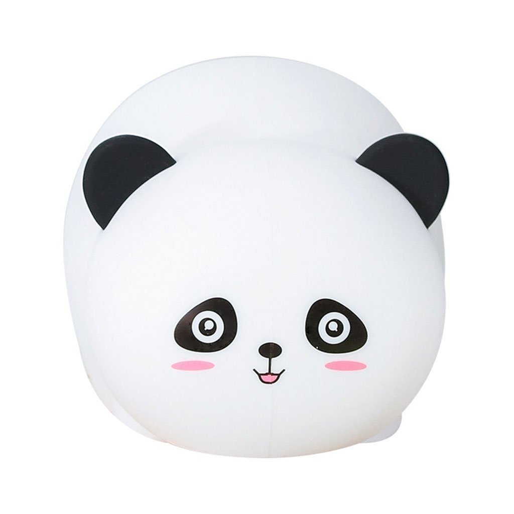 Lampe Tactile en Silicone Rechargeable USB - Veilleuse Enfant Panda - الصورة 3