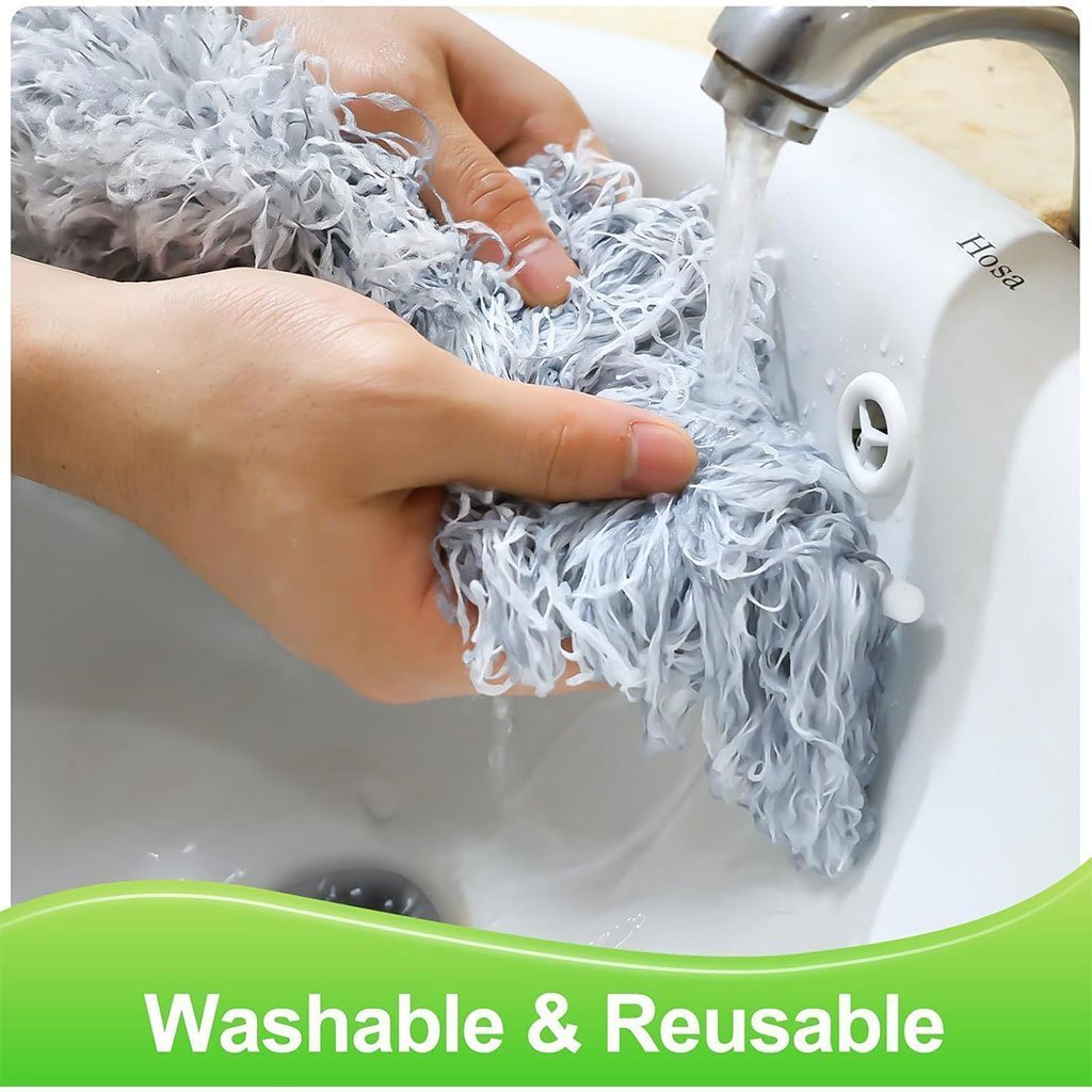 Plumeau télescopique Lavable en Microfibre – أداة تنظيف في الزوايا البعيدة - الصورة 5