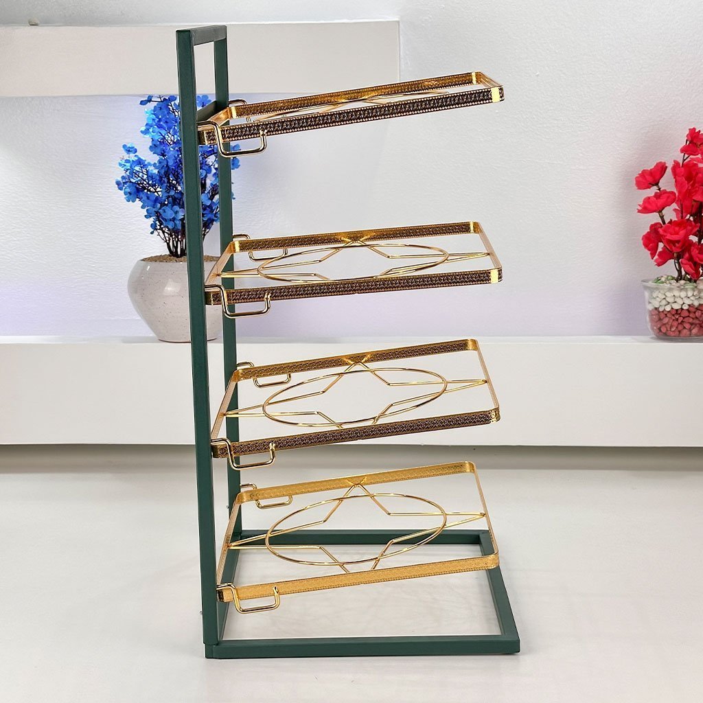 Étagère Porte Gâteaux à 4 Niveaux – رف تقديم أطباق الحلويات بـ 4 مستويات - الصورة 5