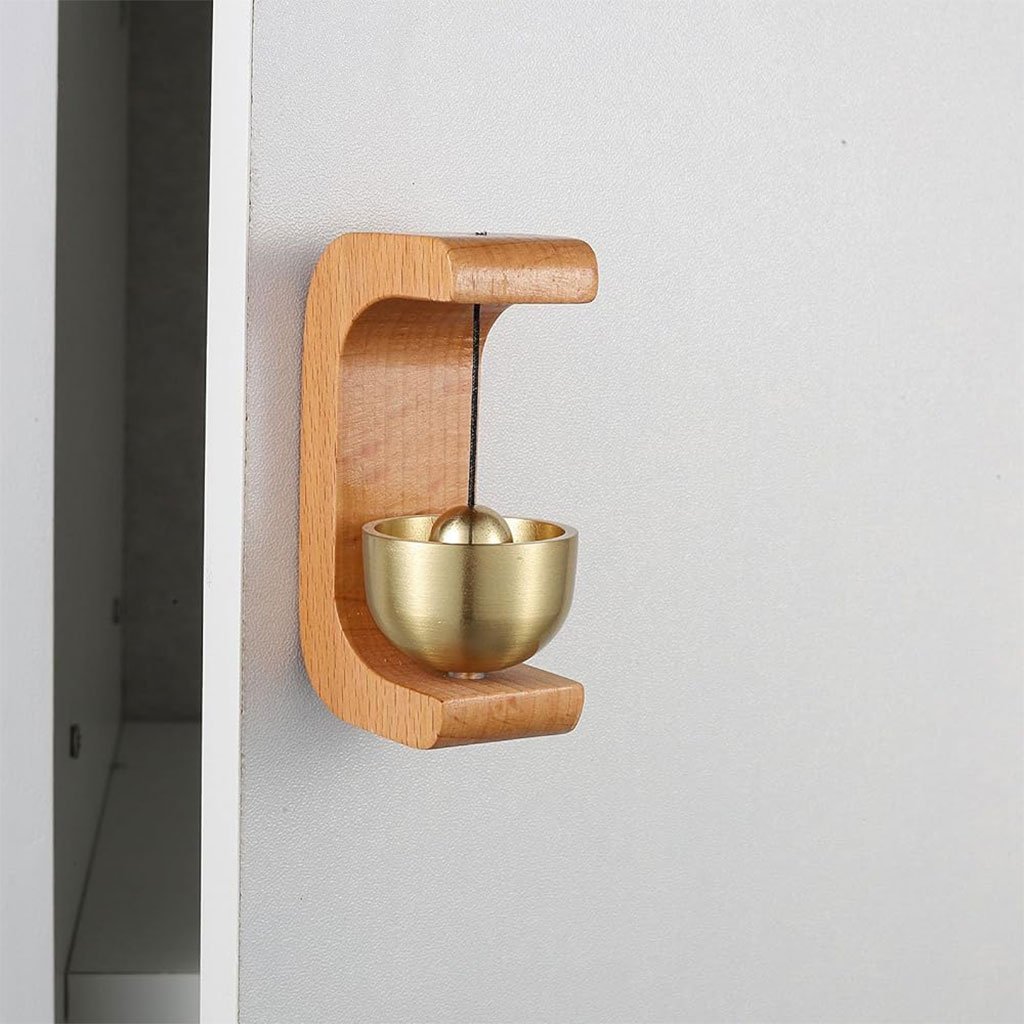 Sonnette de porte vintage style japonais en bois – جرس باب بتصميم أنيق - الصورة 5
