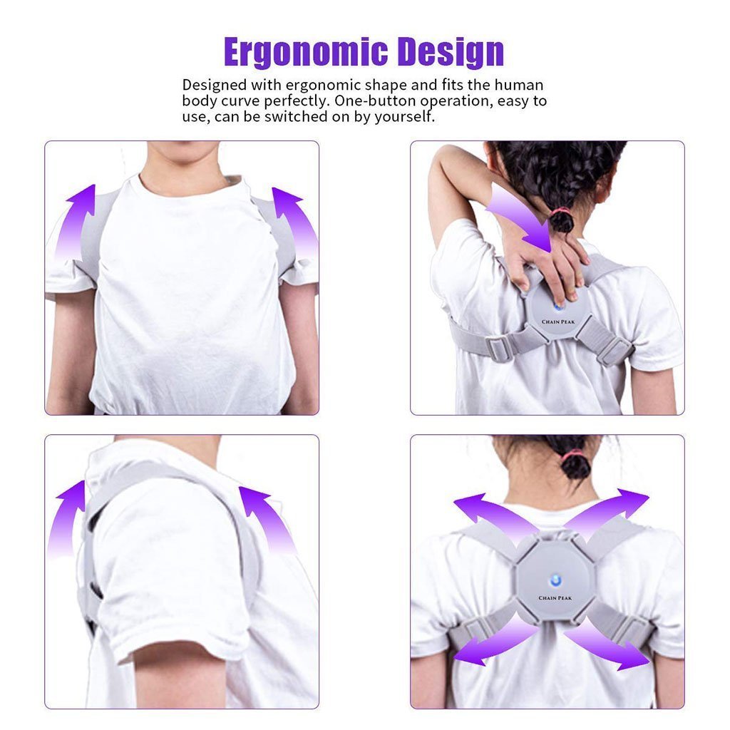 Ceinture de Correction de Posture Intelligente avec Vibration – حزام تصحيح وضعية الظهر - الصورة 4