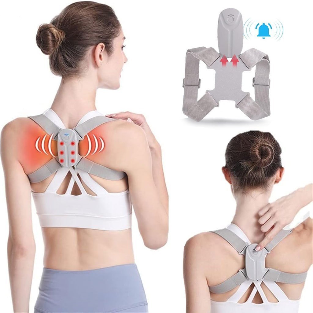Ceinture de Correction de Posture Intelligente avec Vibration – حزام تصحيح وضعية الظهر