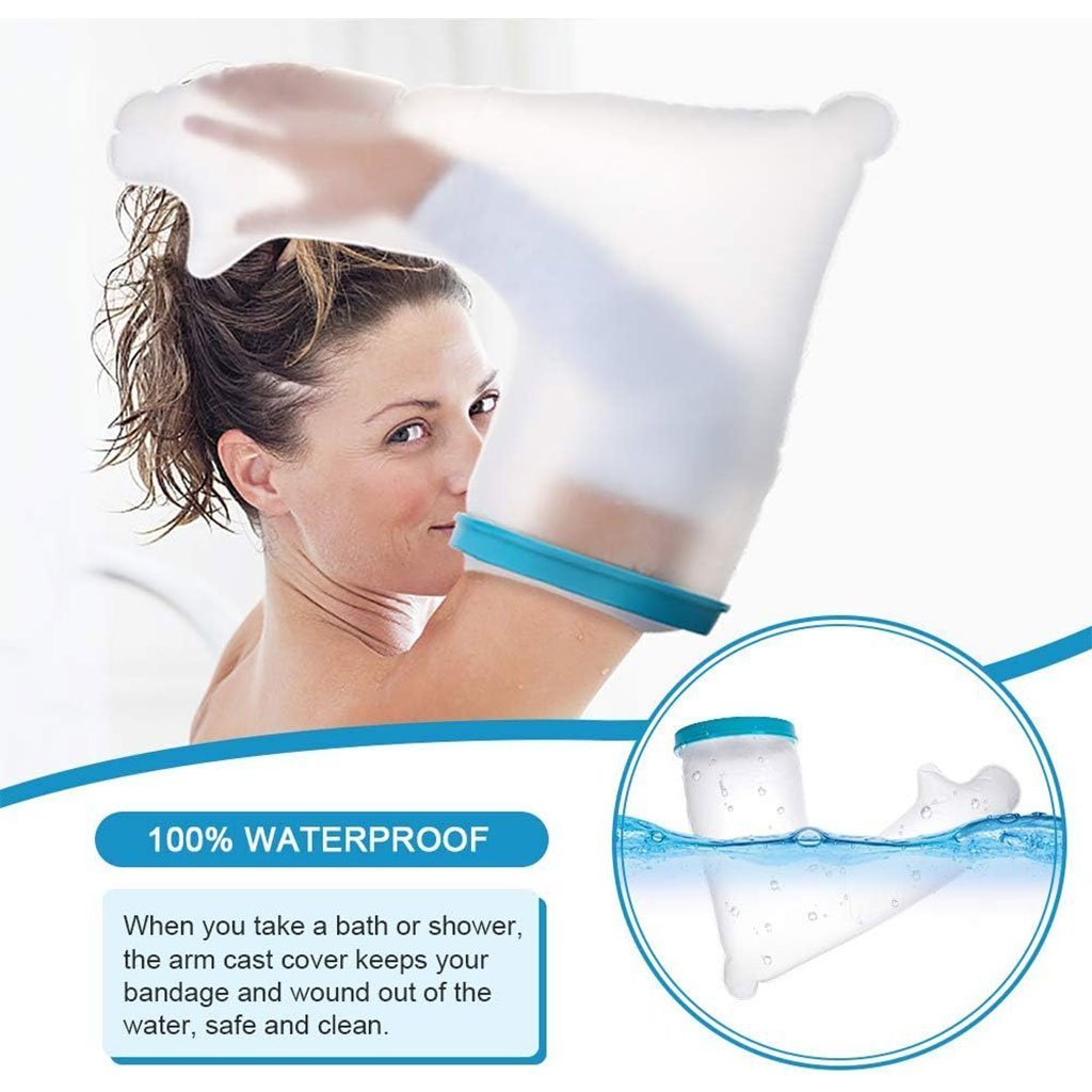 Protège-plâtre imperméable bras complet pour pour adulte – غطاء عازل للمياه لليد المكسولة - الصورة 2