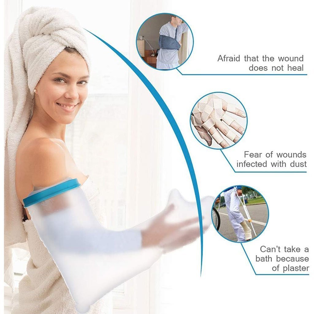 Protège-plâtre imperméable bras complet pour pour adulte – غطاء عازل للمياه لليد المكسولة - الصورة 4
