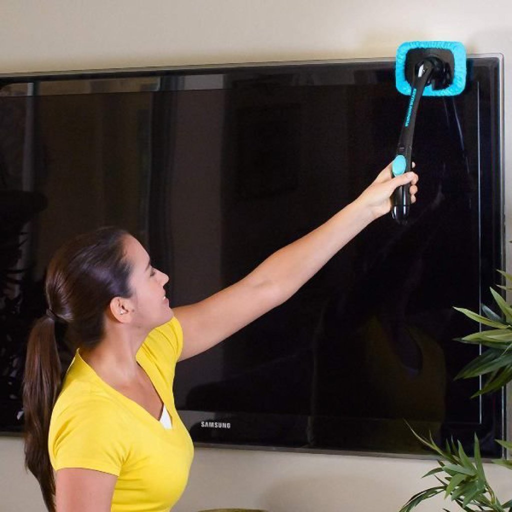 Hurricane Nettoyant pour Vitres en Microfibre avec Spray – منظف زجاج مع أداة رش - الصورة 2
