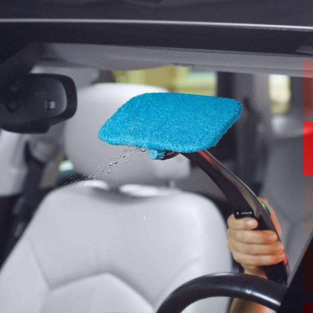 Hurricane Nettoyant pour Vitres en Microfibre avec Spray – منظف زجاج مع أداة رش - الصورة 4