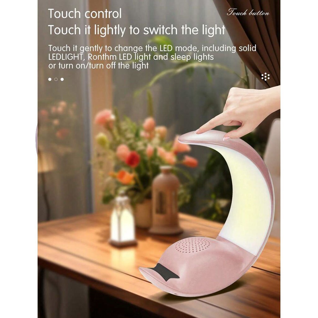 Haut-parleur tactile lampe lunaire ,moon touch speaker - الصورة 7