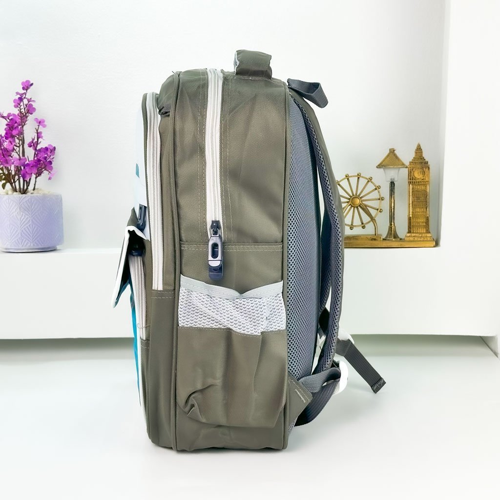 Sac à Dos pour Enfants avec Trousse Assortie 2504 Vert – حقيبة ظهر مدرسية للأطفال مع مقلمة أخضر - الصورة 2