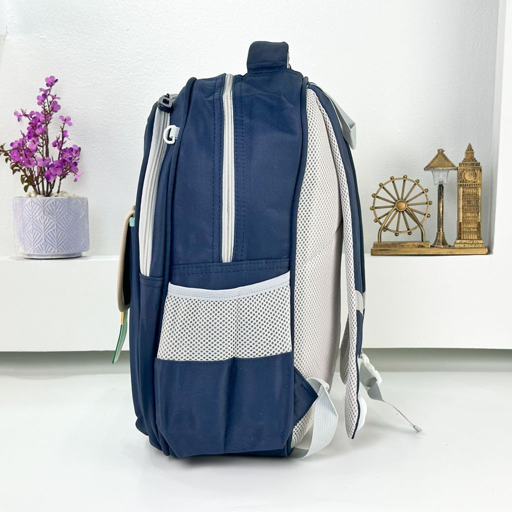 Sac à Dos pour Enfants avec Trousse Assortie KBAG Bleu Nuit V1 – حقيبة ظهر مدرسية للأطفال مع مقلمة أزرق ليلي - الصورة 4