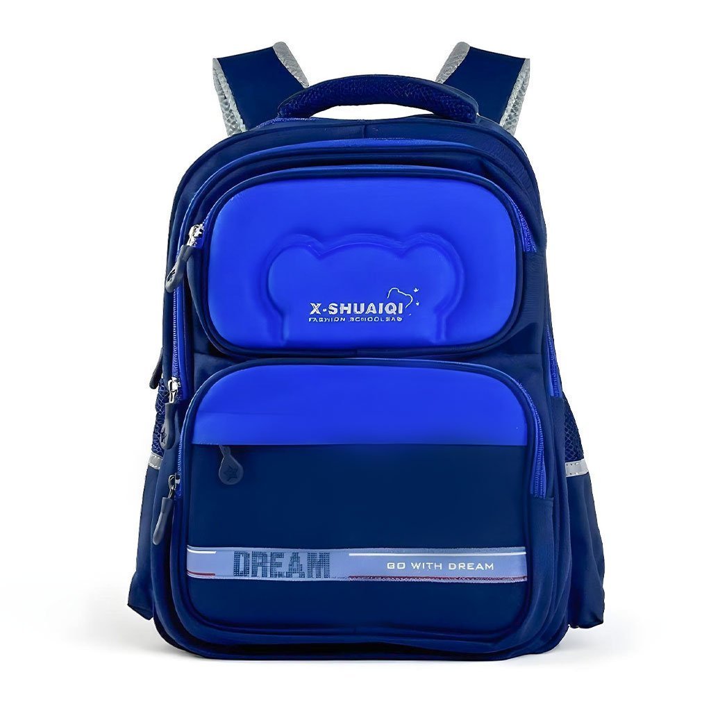 Sac à Dos Scolaire Orthopédique pour Enfants X-SHUAIQI Bleu – محفظة مدرسية للأطفال أزرق - الصورة 2