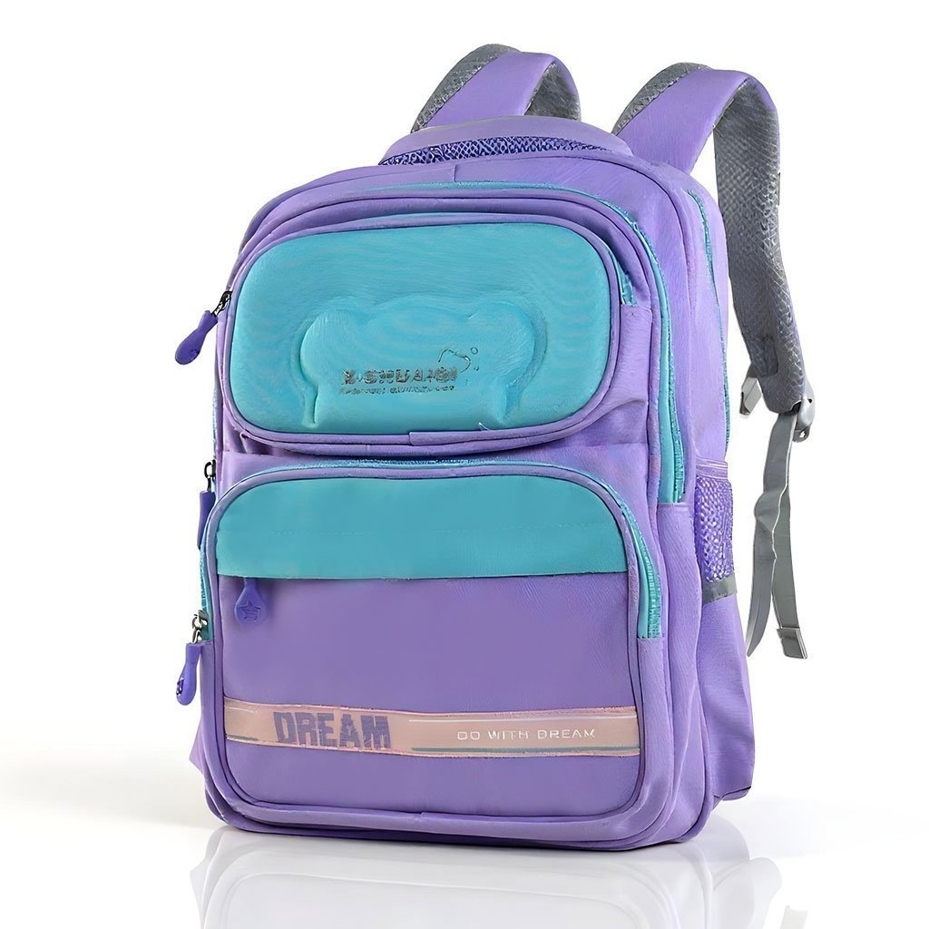 Sac à Dos Scolaire Orthopédique pour Enfants X-SHUAIQI Mauve – محفظة مدرسية للأطفال بنفسجي - الصورة 3