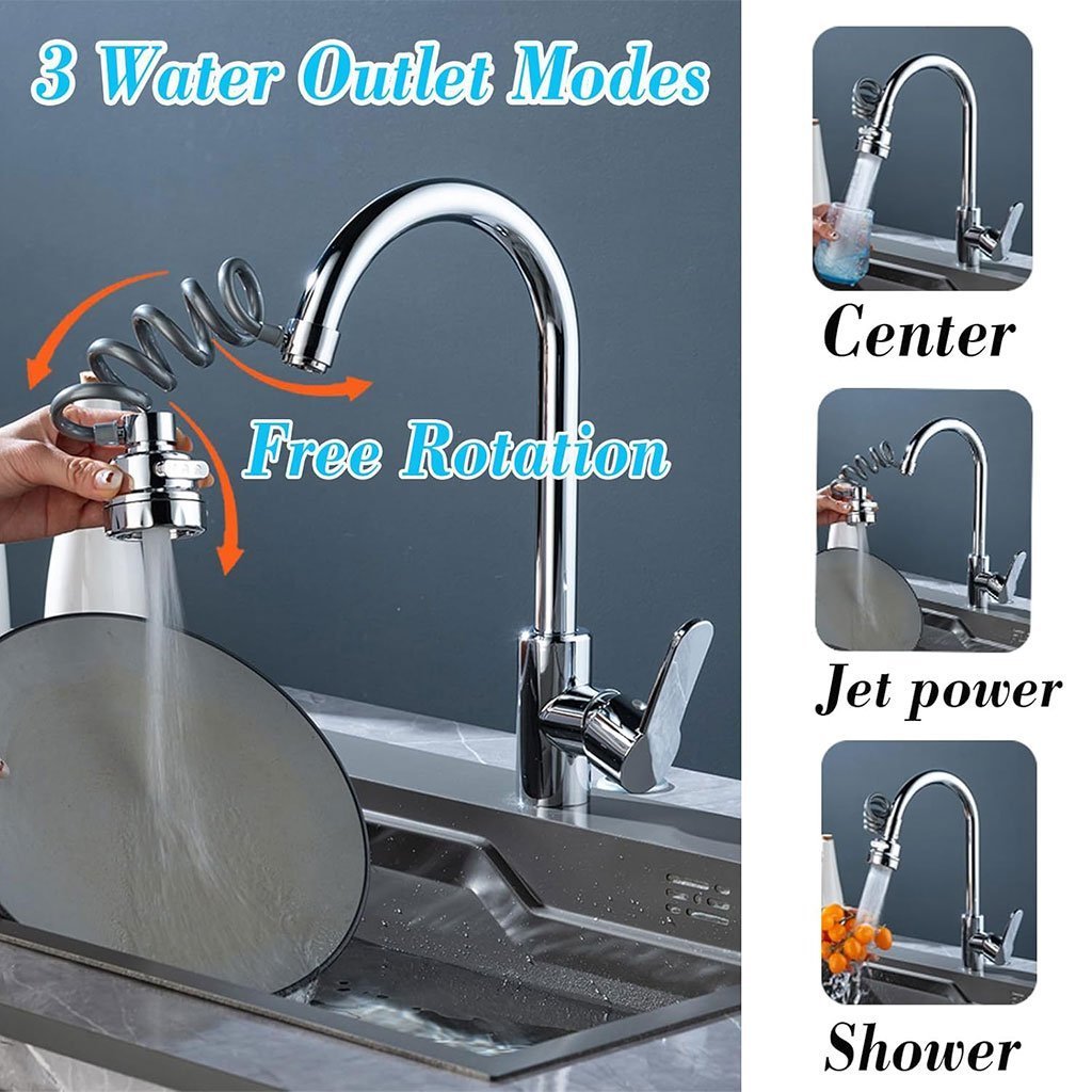 Pulvérisateur d’évier de cuisine à économie d’eau avec tuyau extensible – مرش مياه قابل للتمدد - الصورة 7