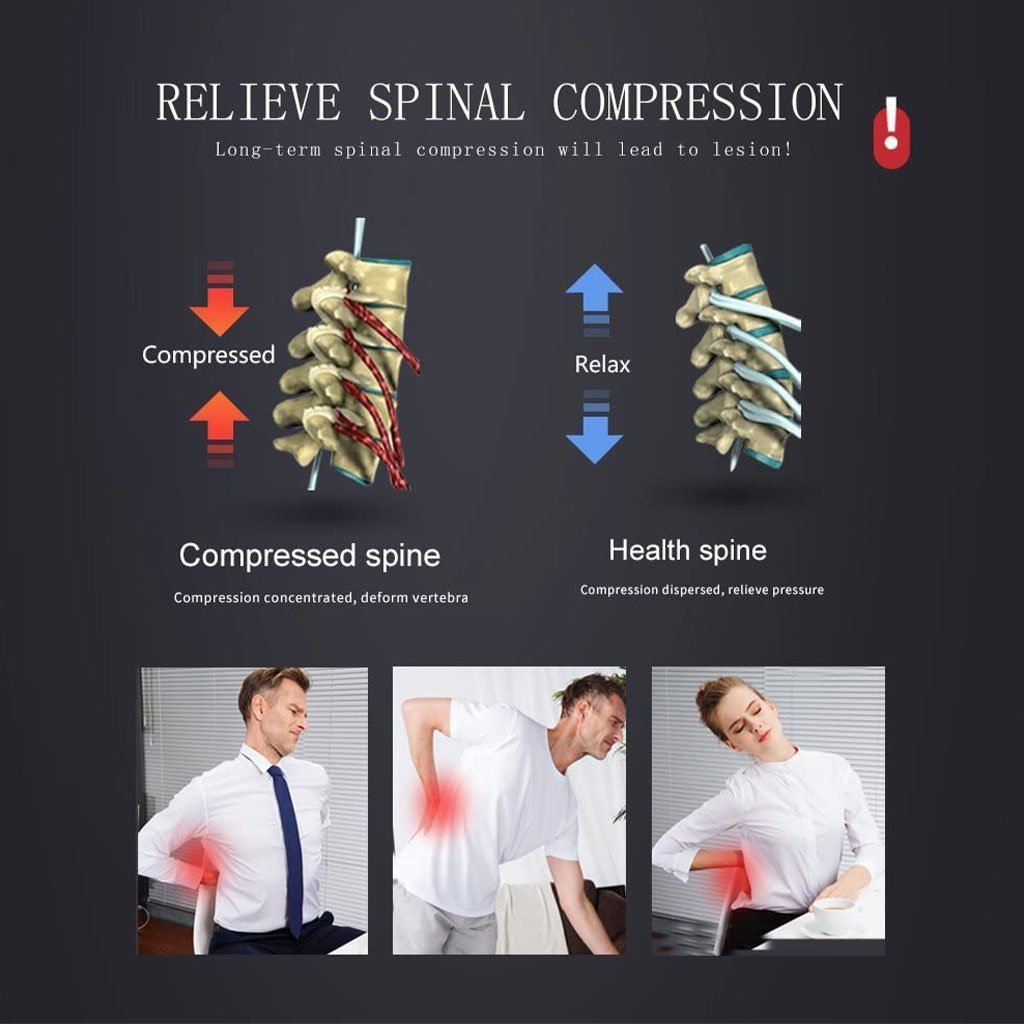 STARICARE Ceinture de décompression Gonflable avec 28 colonnes d’air et pompe- حزام شد الظهر قابل للنفخ - الصورة 6