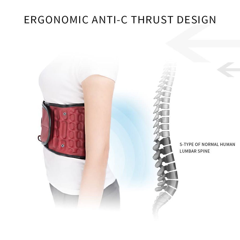 STARICARE Ceinture de décompression Gonflable avec 28 colonnes d’air et pompe- حزام شد الظهر قابل للنفخ - الصورة 5