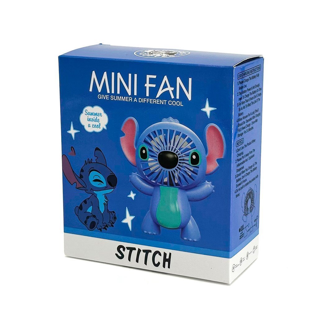 Mini Ventilateur USB Stitch – Design Mignon et Fonctionnel – مروحة محمولة - الصورة 3