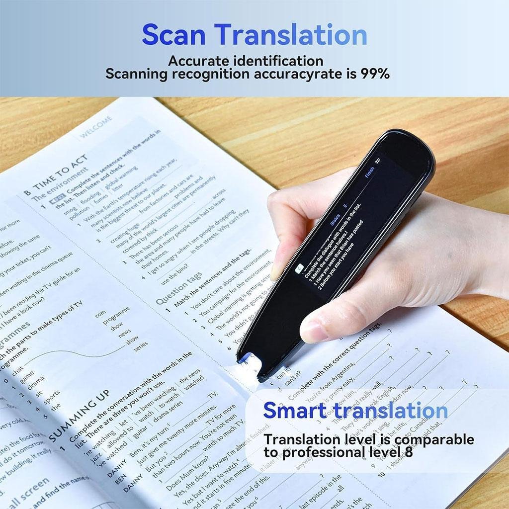 Stylo Traducteur de Langue 134 Traductions Vocales -قلم قارئ مترجم - الصورة 4