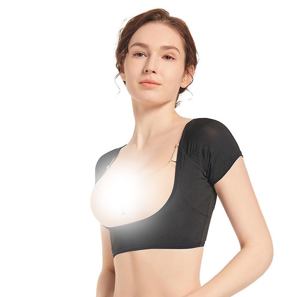 Coussinets de sudation en forme de t-shirt Réutilisables et lavables Pour les aisselles - الصورة 6