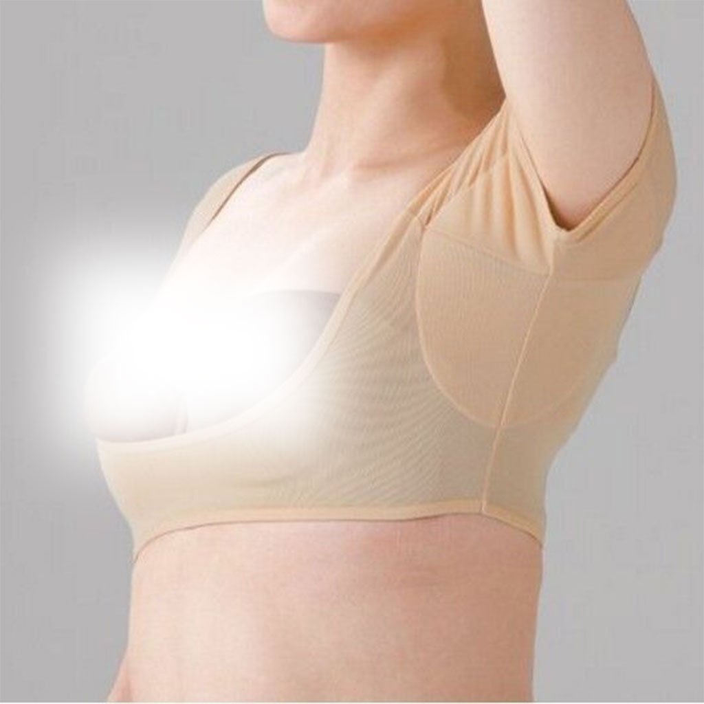 Coussinets de sudation en forme de t-shirt Réutilisables et lavables Pour les aisselles - الصورة 8