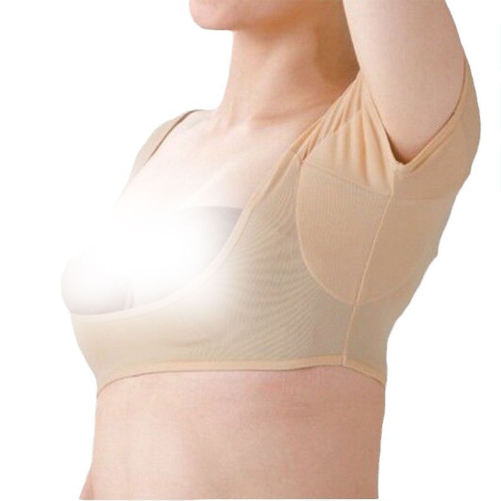 Coussinets de sudation en forme de t-shirt Réutilisables et lavables Pour les aisselles - الصورة 2