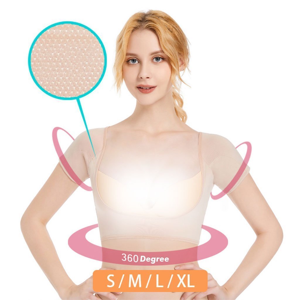 Coussinets de sudation en forme de t-shirt Réutilisables et lavables Pour les aisselles - الصورة 4
