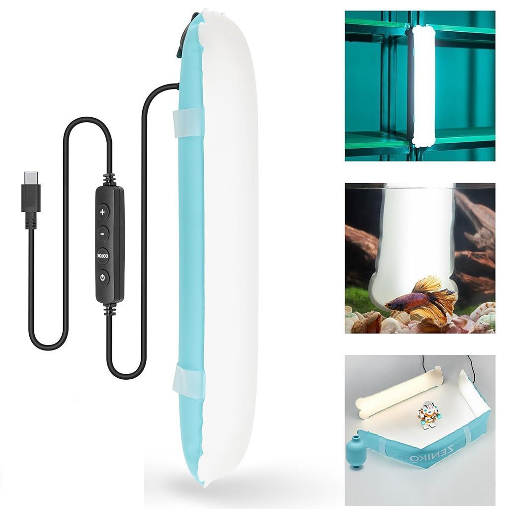 Tube LED Lumineux Gonflable 3000K-6500K facile à ranger – مصباح قابل للنفخ - الصورة 6