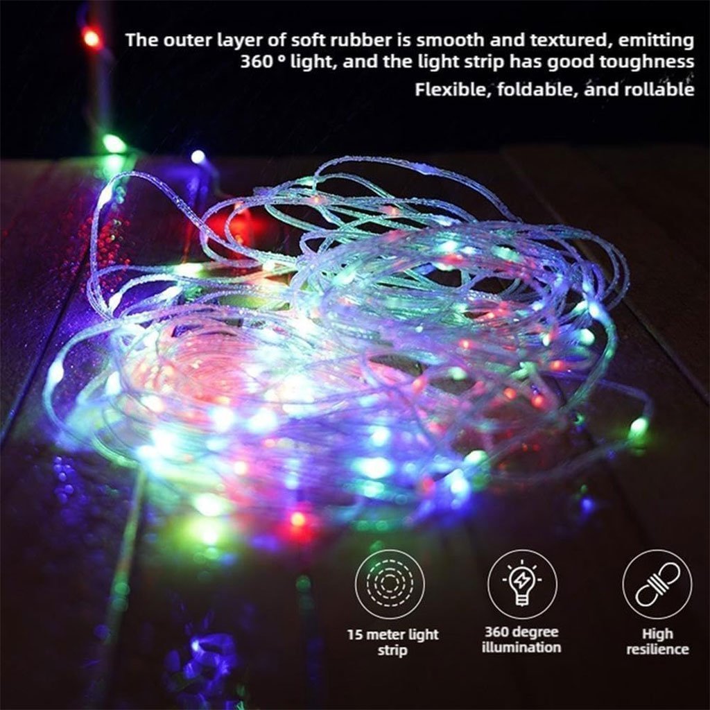 Guirlande lumineuse LED en forme de tente portable rechargeable pour camping – مصباح تخييم على شكل خيمة - الصورة 6