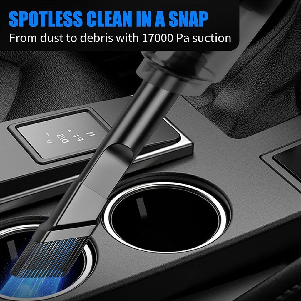 Aspirateur de voiture à main 21 000 Pa sans fil avec batterie rechargeable - الصورة 3