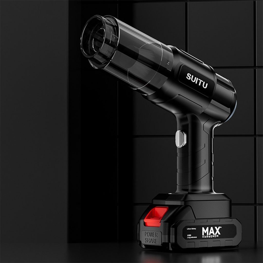Aspirateur de voiture à main 21 000 Pa sans fil avec batterie rechargeable - الصورة 2