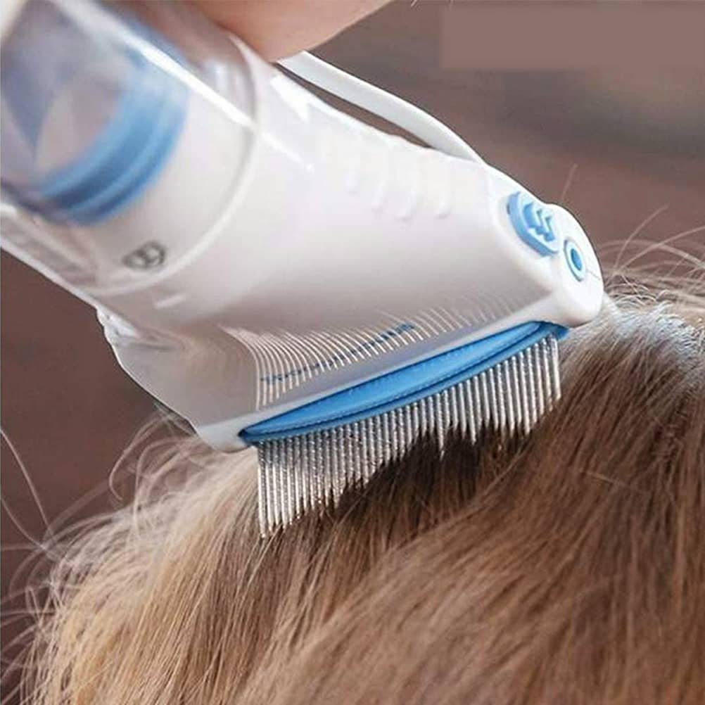 Comb Peigne Anti-Poux Électrique u0026amp; Nettoyeur Cheveux - الصورة 8