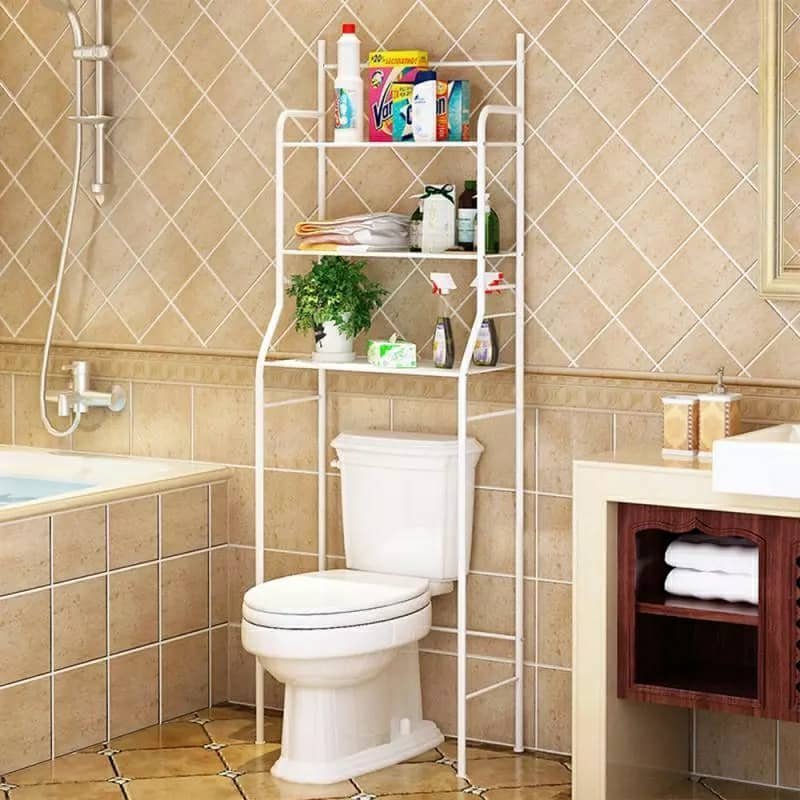 support de rangement en acier inoxydable pour salle de bain WC - الصورة 8