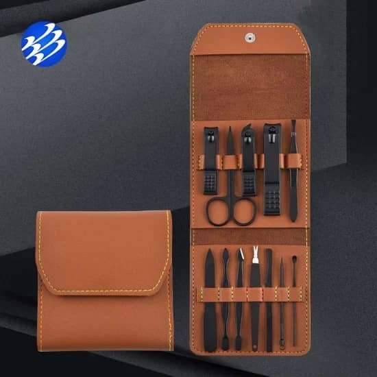 Ensemble de 12 pcs coupe-ongles professionnel en acier inoxydable - الصورة 4