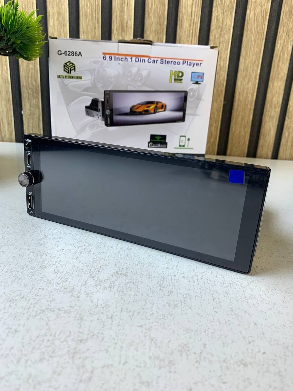 Autoradio 1 DIN avec écran Tactile de 6,9 Pouces Compatible avec Apple CarPlay Wireless/Android Auto - جهاز راديو سيارة - الصورة 11