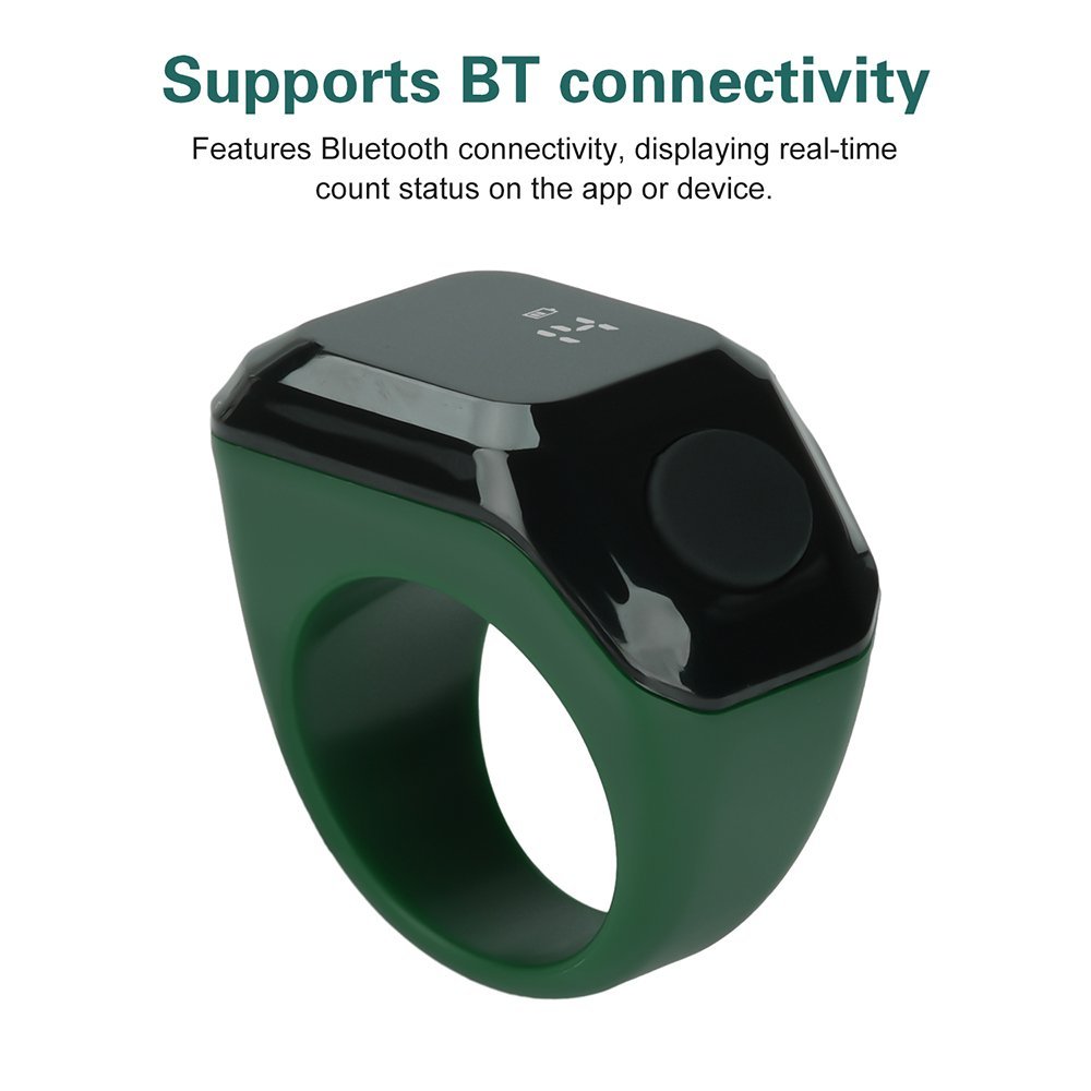 ⁦Anneau de Zikr Intelligent avec Bluetooth Ecran OLED - خاتم التسبيح الذكي يعمل مع تطبيق بلوتوث⁩ - الصورة ⁦9⁩