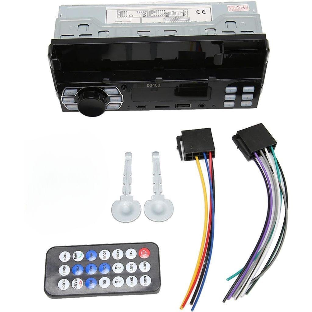 ⁦Autoradio Bluetooth Simple DIN avec Support Téléphone – راديو سيارة بلوتوث بسيط مع حامل هاتف⁩ - الصورة ⁦5⁩