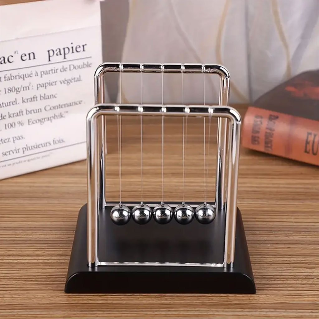Pendule Newton Balls d'équilibre en acier classique v2 - الصورة 3