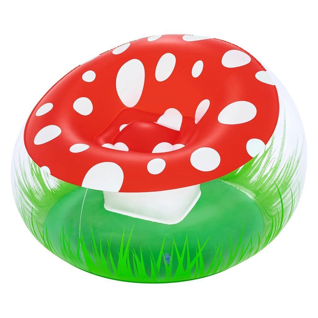Fauteuil Gonflable Géant Champignon 112x112x66 cm Bestway 75123 – أريكة قابلة للنفخ - الصورة 3