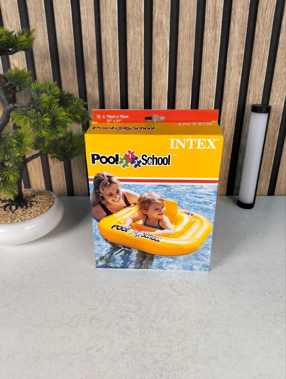 ⁦Bouée Culotte Gonflable Intex Pool School pour Bébé 56587EU - عوامة المقعد المربعة المنفوخة للأطفال من إنتكس⁩ - الصورة ⁦2⁩