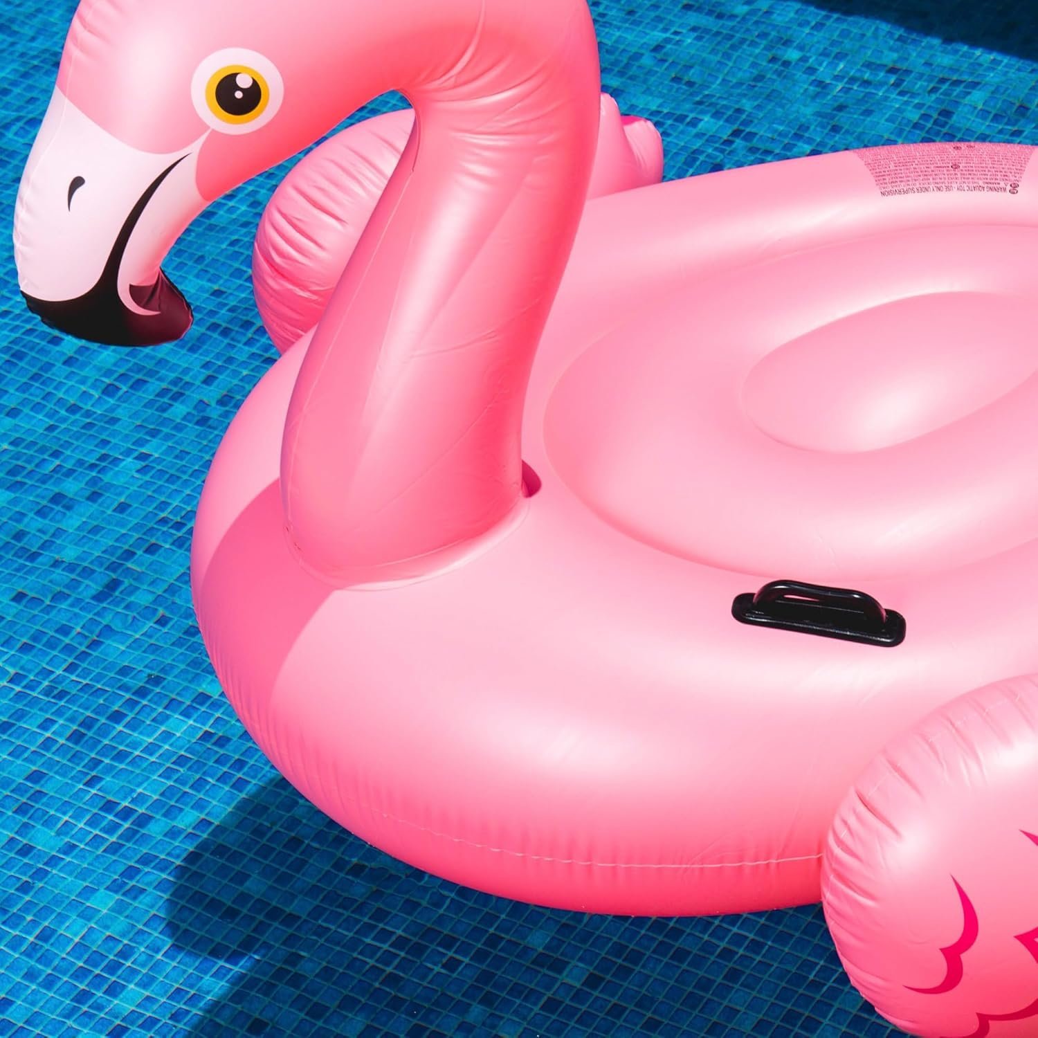 ⁦Bouée Géante Gonflable Flamant Rose Ride-On pour Piscine Intex 57558NP - عوامة الفلامينغو الوردي الضخمة للركوب والاستجمام في المسبح⁩ - الصورة ⁦6⁩
