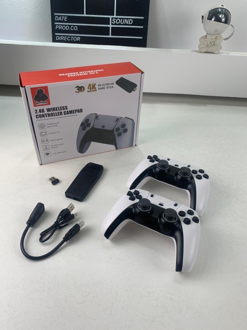 ⁦Console de jeu vidéo M8 Pro Game Stick, 4K HDMI HD, 2.4G, manette sans fil pour PS1, David, GB, GBA, arcade, console de jeu TV rétro, plus de 20000 jeux⁩ - الصورة ⁦3⁩