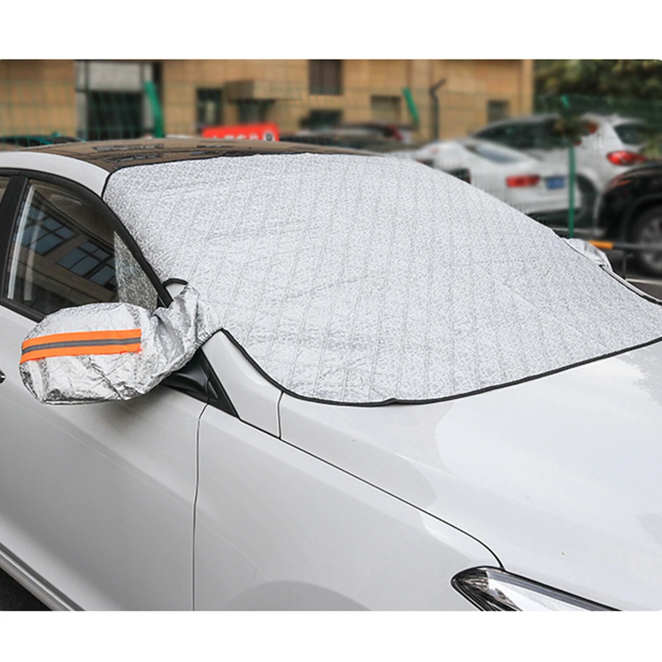 Couverture de Pare-brise Magnetique pour Voiture Toute Saison - غطاء الزجاج الأمامي للسيارة متعدد الفصول - الصورة 14