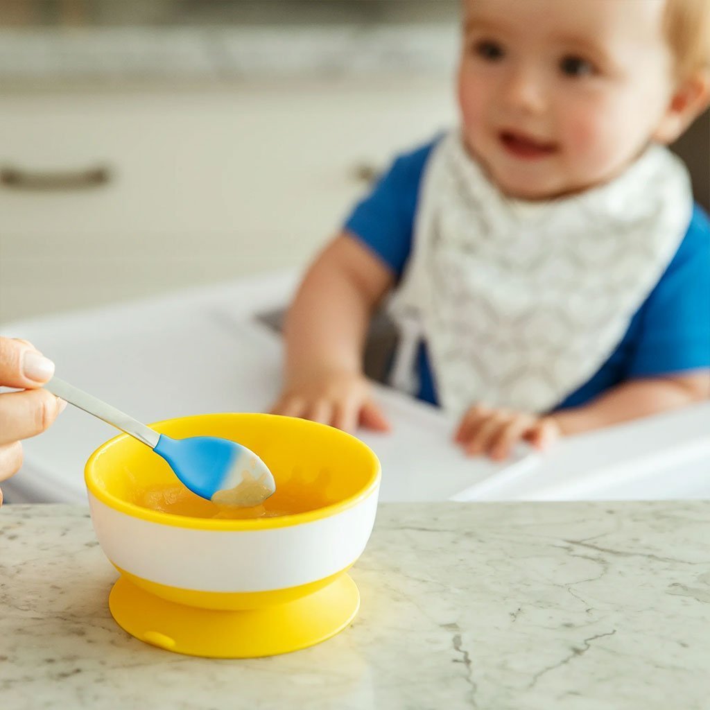 Pack 4Pcs Cuillère Bébé White Hot Thermosensible – طقم ملاعق لتغذية الأطفال مستشعرة للحرارة - الصورة 5
