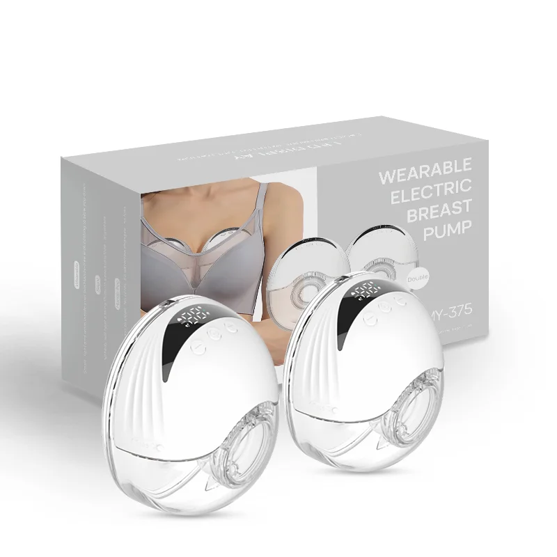 Double Tire Lait Electrique Mains Libres MY-375 4 Modes 12 Niveaux - جهاز إستخراج الحليب 2 قطع