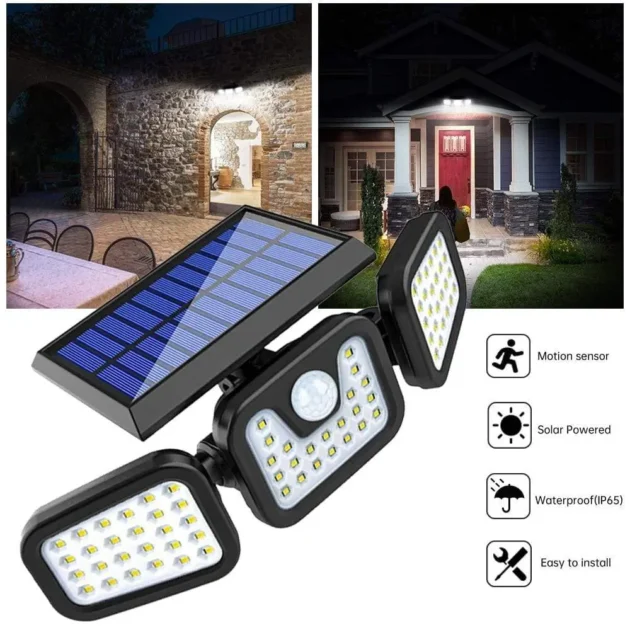 Lampe solaires d’extérieur etanche 112 LED Avec détecteur de mouvement FL-1725A