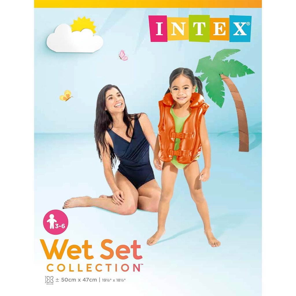 ⁦Gilet de natation Deluxe pour enfants INTEX 58671EU – سترة سباحة للأطفال⁩ - الصورة ⁦4⁩