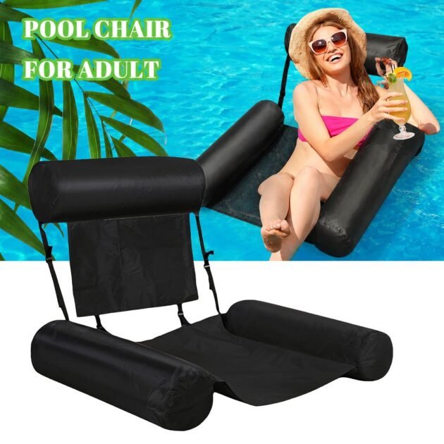 Hamac de Plage Flottant avec Siège Réglable - عوامة إسترخاء مائية
