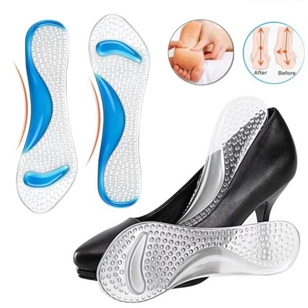 Semelle de massage en Gel pour correction des Pieds Plats – فرشة حذاء من السيليكون